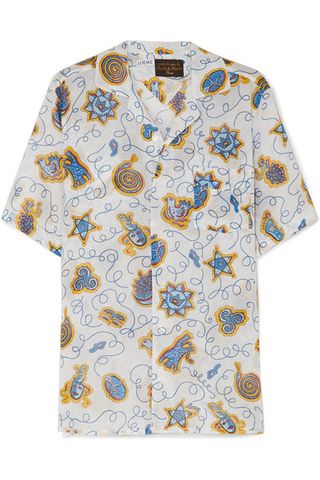 Loewe + Paula's + Ibiza Printed Cotton Shirt