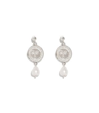 Holly Ryan + Silver Picasso Pearl Drop Earrings