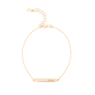 Mejuri + Engravable Bar Bracelet