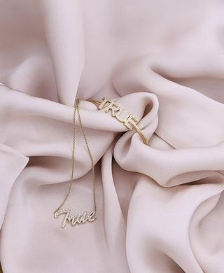 La Joux + Diamond Name Necklace
