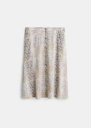 Violeta + Snake Print Skirt