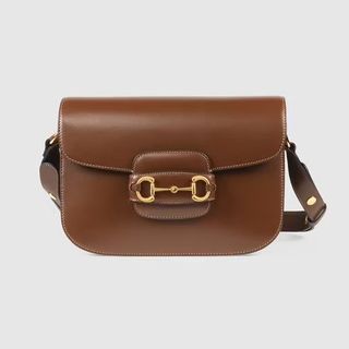 Gucci + 1955 Horsebit Leather Shoulder Bag