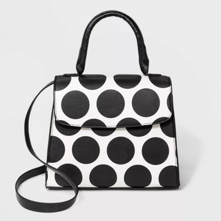 Who What Wear x Target + Polka Dot Satchel Handbag