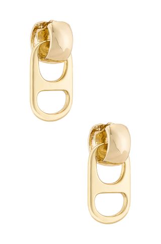 Joolz by Martha Calvo + Keeping Tab Earrings in Gold