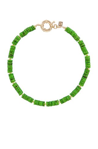 Dannijo + Tulum Necklace in Green