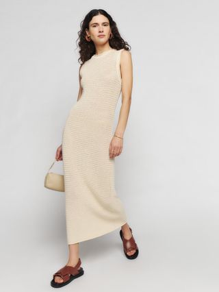 Reformation + Nolan Open Knit Sweater Dress