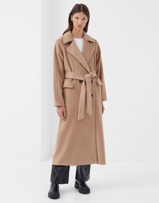 4th & Reckless + Belted Coat in Camel