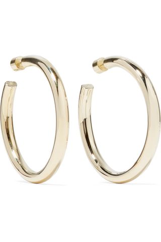 Jennifer Fisher + Samira Gold-Plated Hoop Earrings