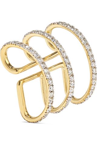 Ana Khouri + Jamie 18-Karat Gold Diamond Ear Cuff