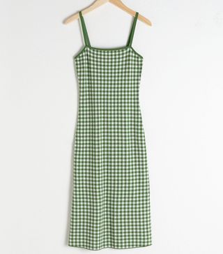 
Other Stories + Fitted Gingham Midi Dress