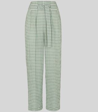 Whistles + Belted Gingham Trouser