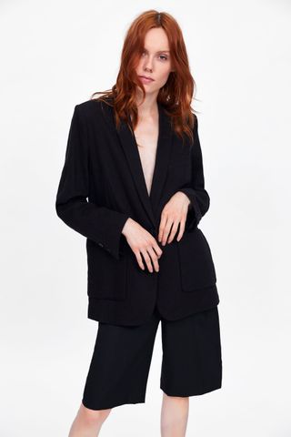 Zara + Blazer With Pockets