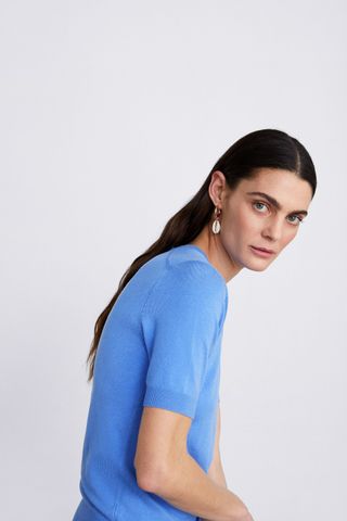 Zara + Basic Short Sleeved Sweater