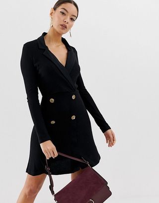 ASOS + Double Breasted Blazer Dress