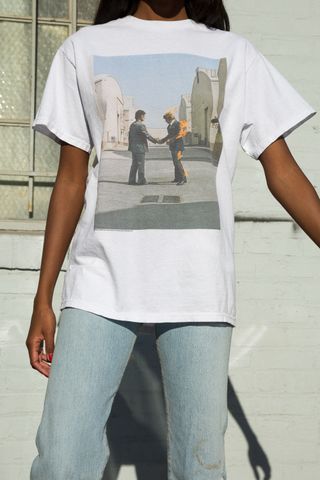 Brandy Melville + Pink Floyd Wish You Were Here Top