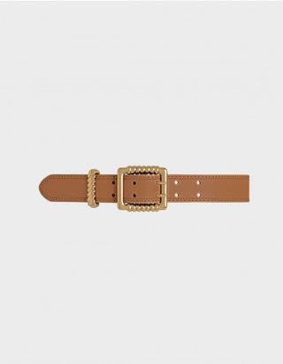 Charles & Keith + Textured Buckle Belt