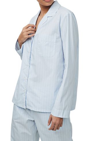 The White Company + Chalk Stripe Pajama Shirt