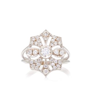 Melis Goral + Paris 18K Gold Diamond Ring