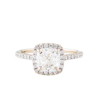 TheRealReal + 18K Diamond Engagement Ring
