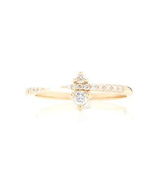 Sophie Ratner + 14K Gold Diamond Ring