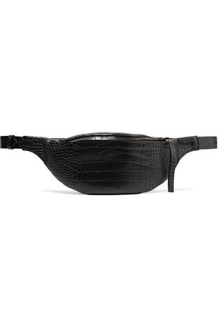 Nanushka + Lubo Croc-Effect Vegan Leather Belt Bag