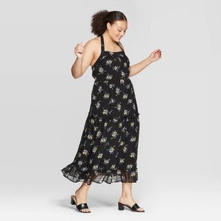 Who What Wear x Target + Floral Print Maxi Dress