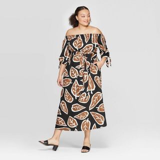 Who What Wear x Target + Off the Shoulder Maxi Dress