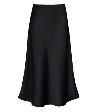 Modegal + Satin Midi Skirt