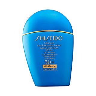 Shiseido + Ultimate Sun Protection Lotion WetForce Broad Spectrum Sunscreen SPF 50+ Mini