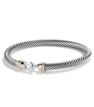 David Yurman + Cable Classic Buckle Bracelet With 18k Gold, 5mm