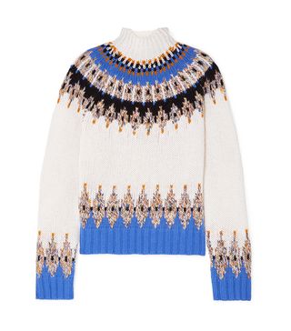 Stine Goya + Justin Fair Isle Wool-Blend Turtleneck Sweater