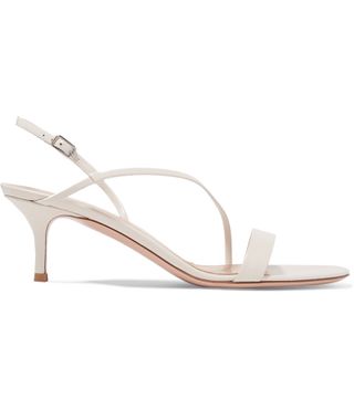 Gianvito Rossi + 55 Leather Slingback Sandals