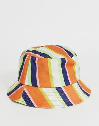ASOS Design + Stripe Bucket Hat