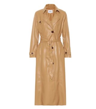 Nanushka + Chiara Faux Leather Trench Coat