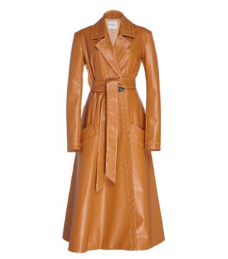 A.W.A.K.E. Mode + Faux Leather Trench