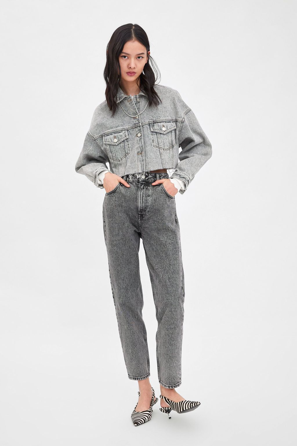 The 5 Most Popular 2019 Denim Trends at Zara | Who What Wear