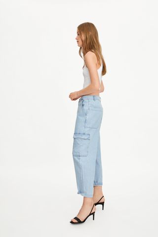 Zara + Denim Cargo Pants