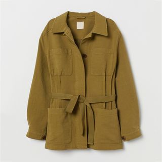 H&M + Twill Belted Jacket