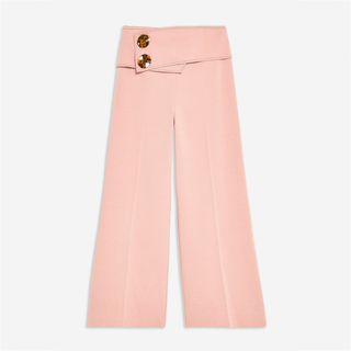 Topshop + Button Crop Trousers