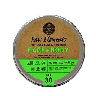 Raw Elements + Face and Body Certified Natural Sunscreen