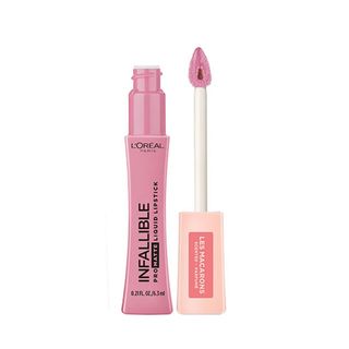 L'Oréal Paris + Infallible Pro-Matte Les Macarons Scented Liquid Lipstick in Dose of Rose