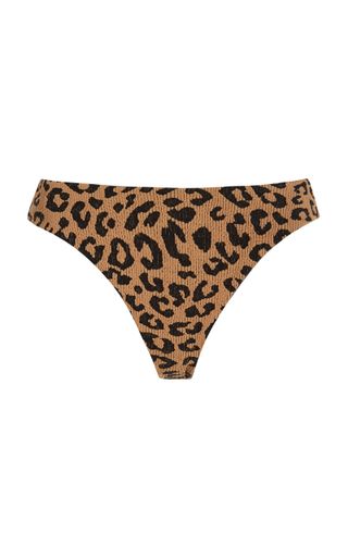 Mara Hoffman + Cece Leopard-Print Bikini Bottom
