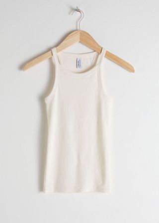 & Other Stories + Racer Cut Cotton Tank Top