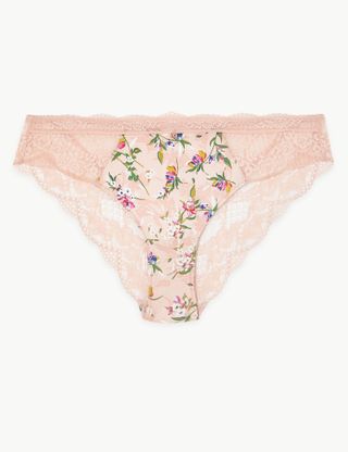 Rosie for Autograph + Silk & Lace Brazilian Knickers