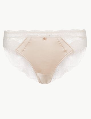 Rosie for Autograph + Silk & Lace Brazilian Knickers