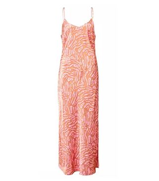 Oliver Bonas + Animal Print Satin Slip Dress