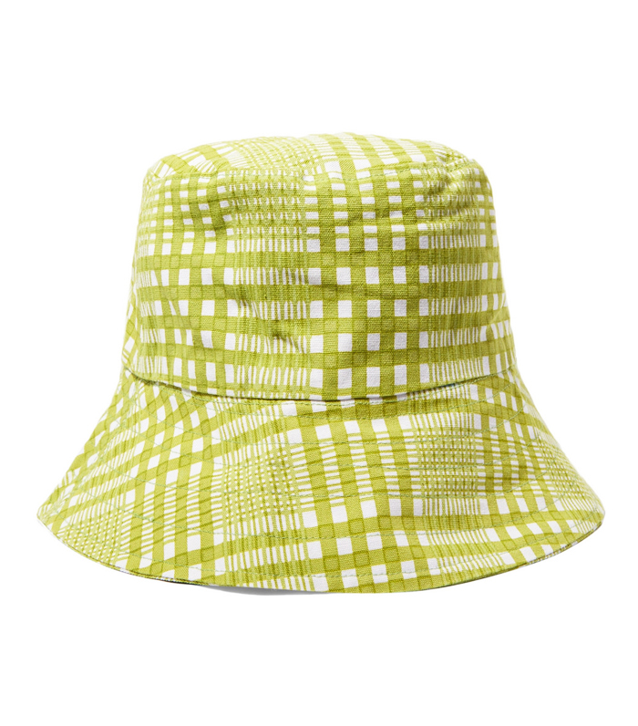 Faithful the Brand + Checked Cotton-Canvas Bucket Hat