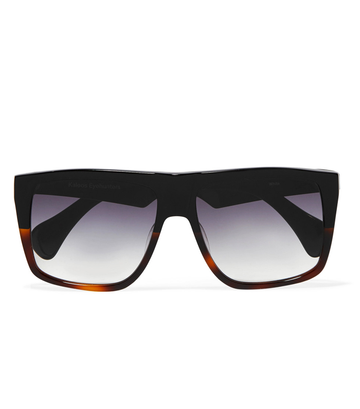 Kaleos + D-Frame Acetate Sunglasses