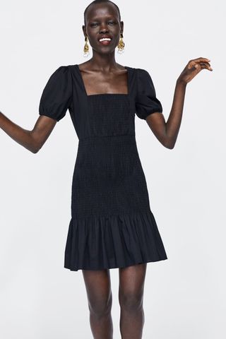 Zara + Smocked Dress