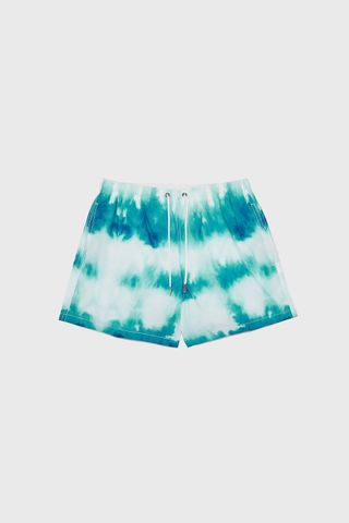 Zara + Tie Dye Print Swimsuit